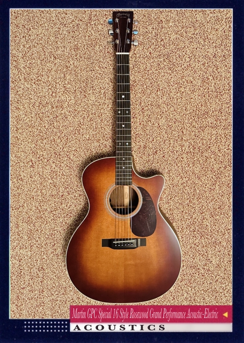 Martin GPC Special 16 Style Rosewood Grand Performance Acoustic-Electric
