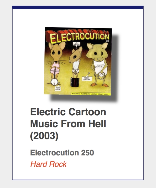 #18: Electrocution 250 "Electric Cartoon Music From Hell"
