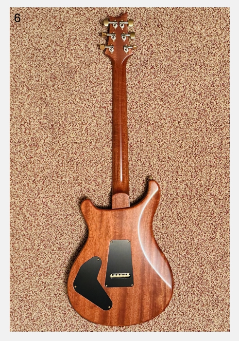 PRS Custom 22 Piezo 10-Top Yellow Tiger