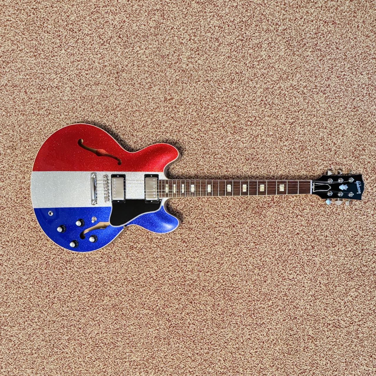 Gibson ES-335 Custom Patriot Sparkle