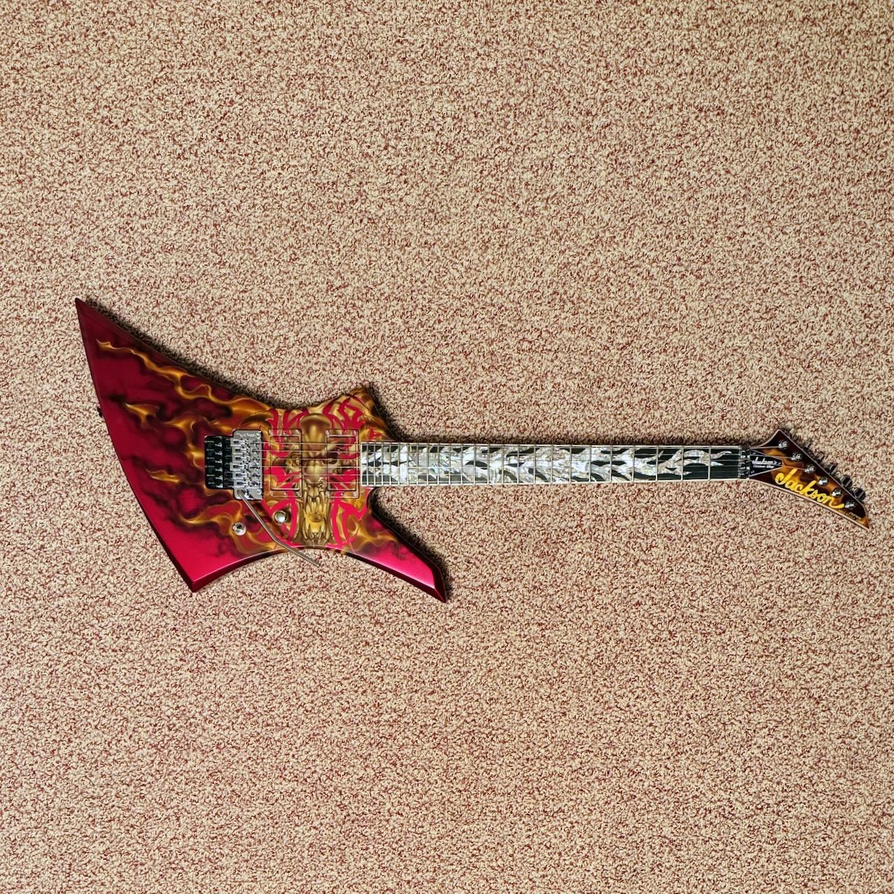 Jackson Custom Shop Kelly Tribal Dragon