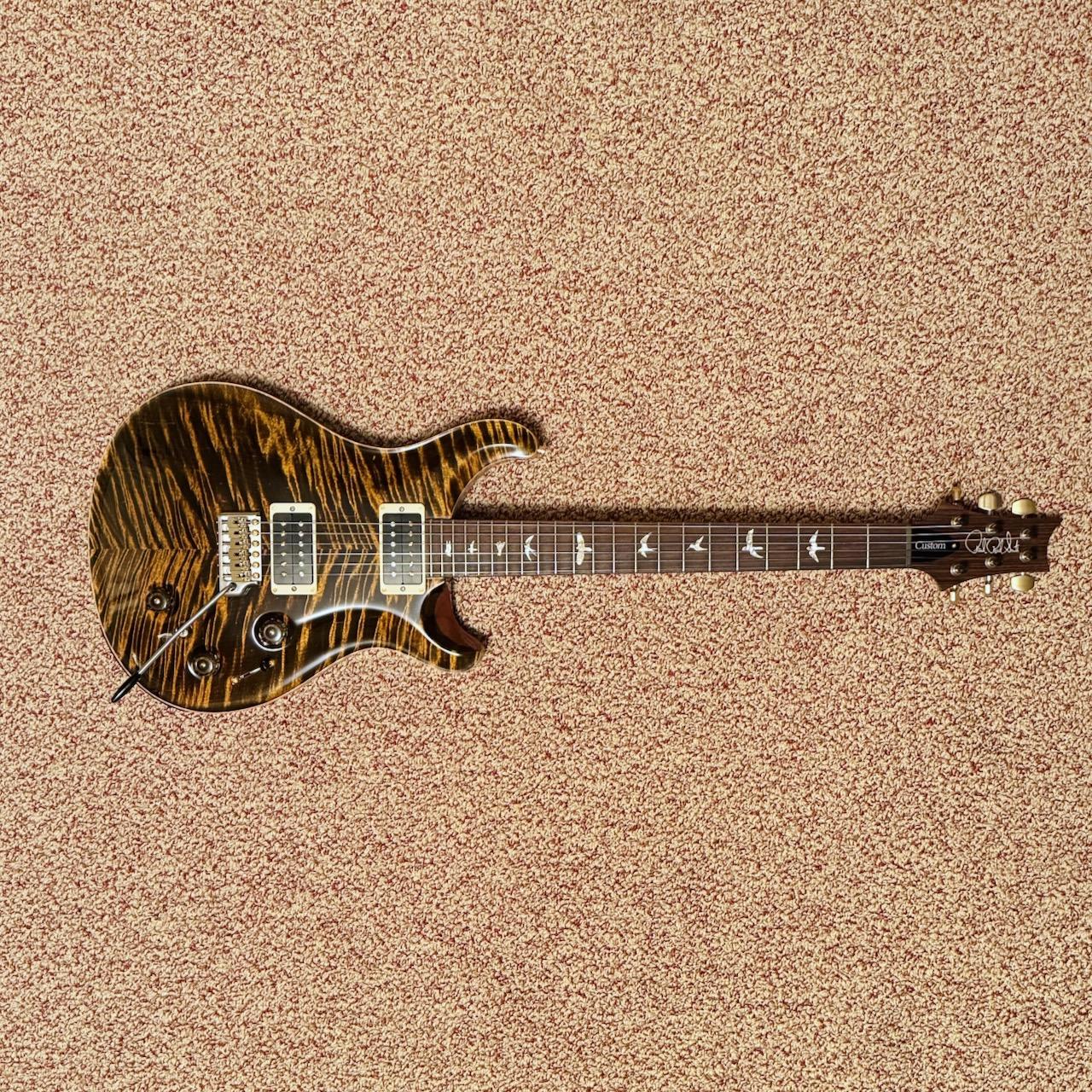PRS Custom 22 Piezo 10-Top Yellow Tiger