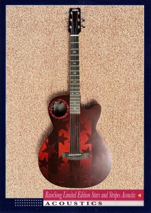 RainSong Limited Edition Stars and Stripes Acoustic