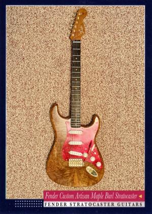 Fender Custom Artisan Maple Burl Stratocaster