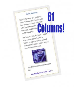 David Martone - 61 Columns