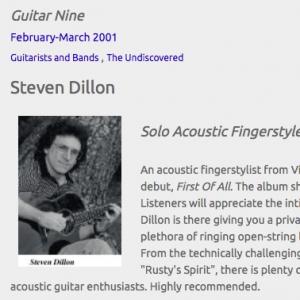 Steven Dillon: Solo Acoustic Fingerstyle Guitarist (Feb 2001)