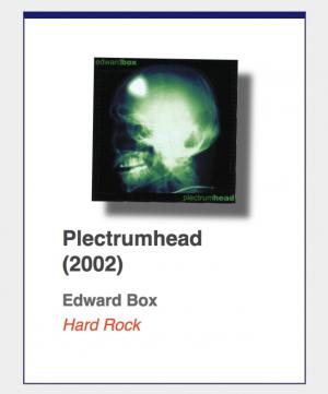 #54: Edward Box "Plectrumhead"