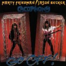 MARTY FRIEDMAN JASON BECKER - CAcophony Go Off LP Vinyl VG+/